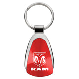 Ram Teardrop Key Fob - Red