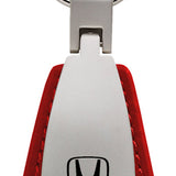 Honda Accord Leather Teardrop Key Fob - Red