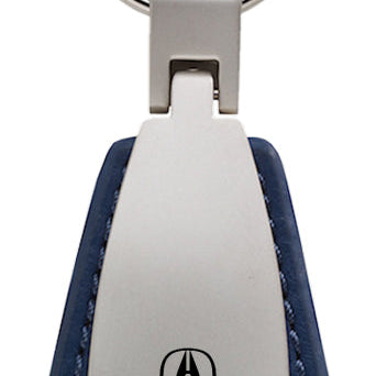 Acura Leather Teardrop Key Fob - Blue