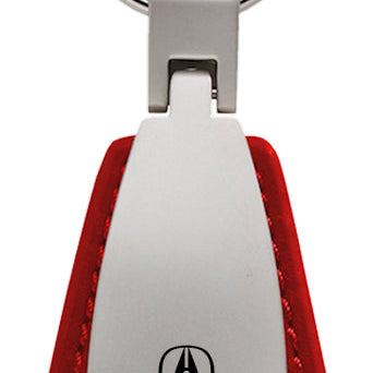 Acura Leather Teardrop Key Fob - Red