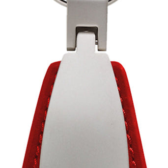 Dodge Charger Leather Teardrop Key Fob - Red