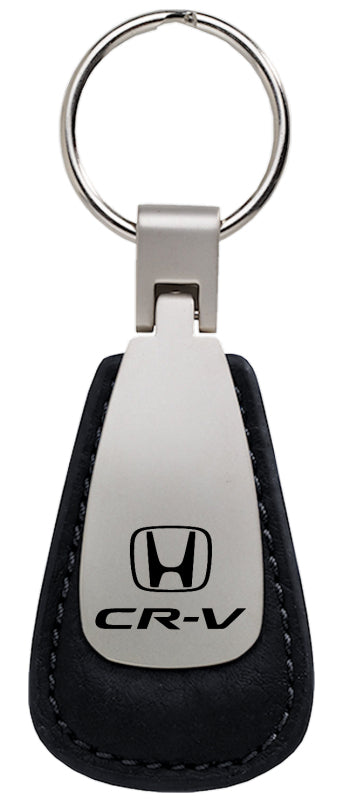 Honda CR-V Leather Teardrop Key Fob - Black