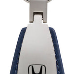 Honda CR-V Leather Teardrop Key Fob - Blue