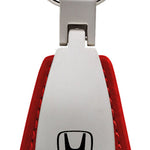 Honda CR-V Leather Teardrop Key Fob - Red