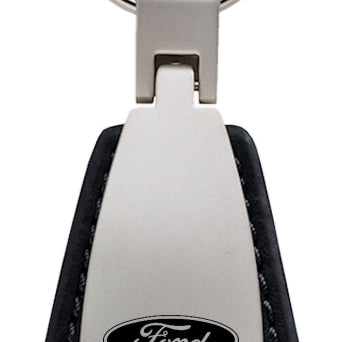 Ford F-150 Leather Teardrop Key Fob - Black