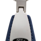 Ford F-150 Leather Teardrop Key Fob - Blue