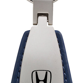 Honda Fit Leather Teardrop Key Fob - Blue