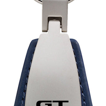 Nissan GTR Leather Teardrop Key Fob - Blue