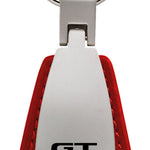 Nissan GTR Leather Teardrop Key Fob - Red