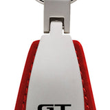 Nissan GTR Leather Teardrop Key Fob - Red