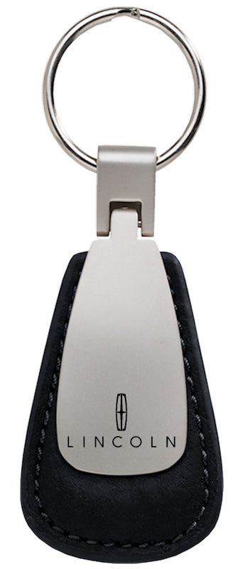 Lincoln Leather Teardrop Key Fob - Black