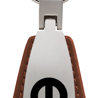 Mopar Leather Teardrop Key Fob - Brown