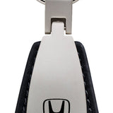 Honda Pilot Leather Teardrop Key Fob - Black