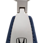 Honda Pilot Leather Teardrop Key Fob - Blue