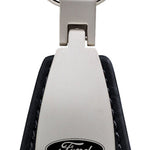 Ford Escape Leather Teardrop Key Fob - Black