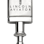 Lincoln Aviator Satin-Chrome Valet Key Fob - Silver