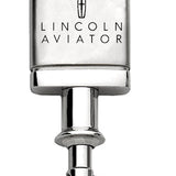 Lincoln Aviator Satin-Chrome Valet Key Fob - Silver