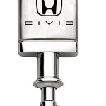 Honda Civic (Reverse C) Satin-Chrome Valet Key Fob - Silver