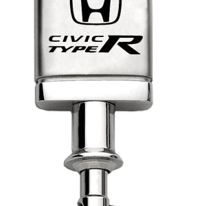 Honda Civic Type R Satin-Chrome Valet Key Fob - Silver