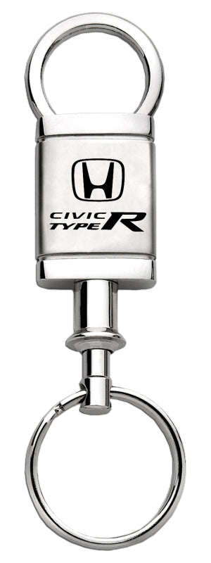 Honda Civic Type R Satin-Chrome Valet Key Fob - Silver