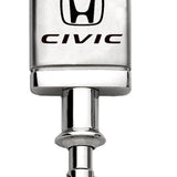 Honda Civic Satin-Chrome Valet Key Fob - Silver