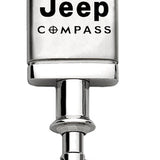 Jeep Compass Satin-Chrome Valet Key Fob - Silver