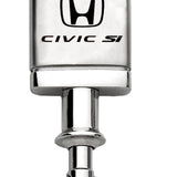 Honda Civic SI Satin-Chrome Valet Key Fob - Silver