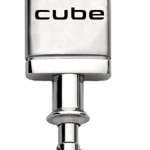 Nissan Cube Satin-Chrome Valet Key Fob - Silver