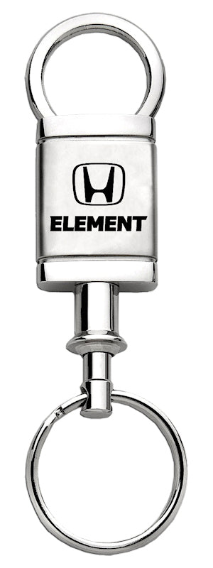 Honda Element Satin-Chrome Valet Key Fob - Silver