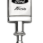 Ford Fiesta Satin-Chrome Valet Key Fob - Silver