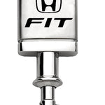 Honda Fit Satin-Chrome Valet Key Fob - Silver