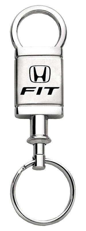 Honda Fit Satin-Chrome Valet Key Fob - Silver