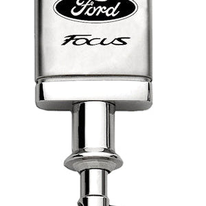 Ford Focus Satin-Chrome Valet Key Fob - Silver