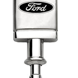 Ford Satin-Chrome Valet Key Fob - Silver