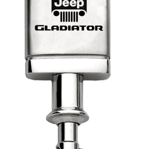 Jeep Gladiator Satin-Chrome Valet Key Fob - Silver