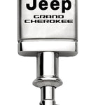 Jeep Grand Cherokee Satin-Chrome Valet Key Fob - Silver