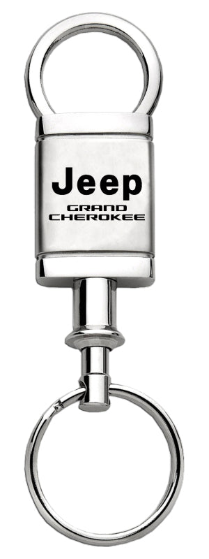 Jeep Grand Cherokee Satin-Chrome Valet Key Fob - Silver