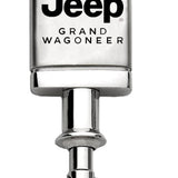 Jeep Grand Wagoneer Satin-Chrome Valet Key Fob - Silver