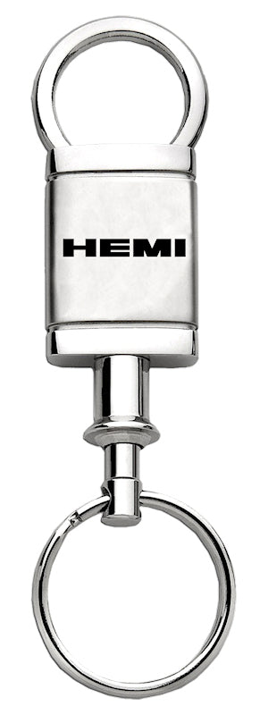 Mopar Hemi Satin-Chrome Valet Key Fob - Silver