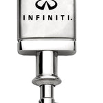 Infiniti Satin-Chrome Valet Key Fob - Silver