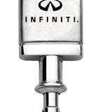 Infiniti Satin-Chrome Valet Key Fob - Silver