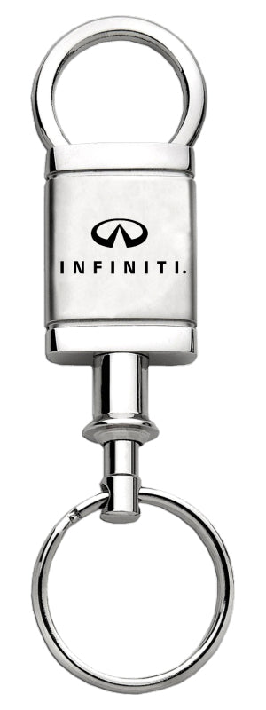 Infiniti Satin-Chrome Valet Key Fob - Silver