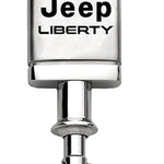 Jeep Liberty Satin-Chrome Valet Key Fob - Silver