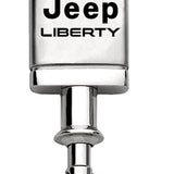 Jeep Liberty Satin-Chrome Valet Key Fob - Silver