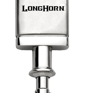 Ram Longhorn Satin-Chrome Valet Key Fob - Silver