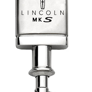 Lincoln MKS Satin-Chrome Valet Key Fob - Silver