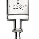 Lincoln MKX Satin-Chrome Valet Key Fob - Silver