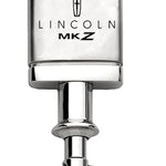 Lincoln MKZ Satin-Chrome Valet Key Fob - Silver