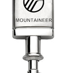 Mercury Mountaineer Satin-Chrome Valet Key Fob - Silver