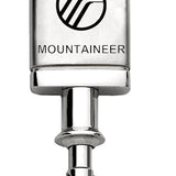 Mercury Mountaineer Satin-Chrome Valet Key Fob - Silver